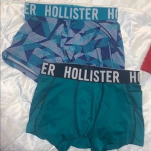 (4) Hollister underwear sport trunk briefs (used)